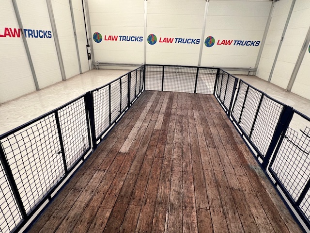 Wheelbase Tri Axle Flatbed Drawbar Trailer