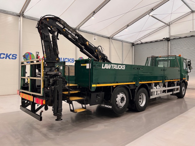 DAF CF75 310 6×2 Day Cab Dropside Crane