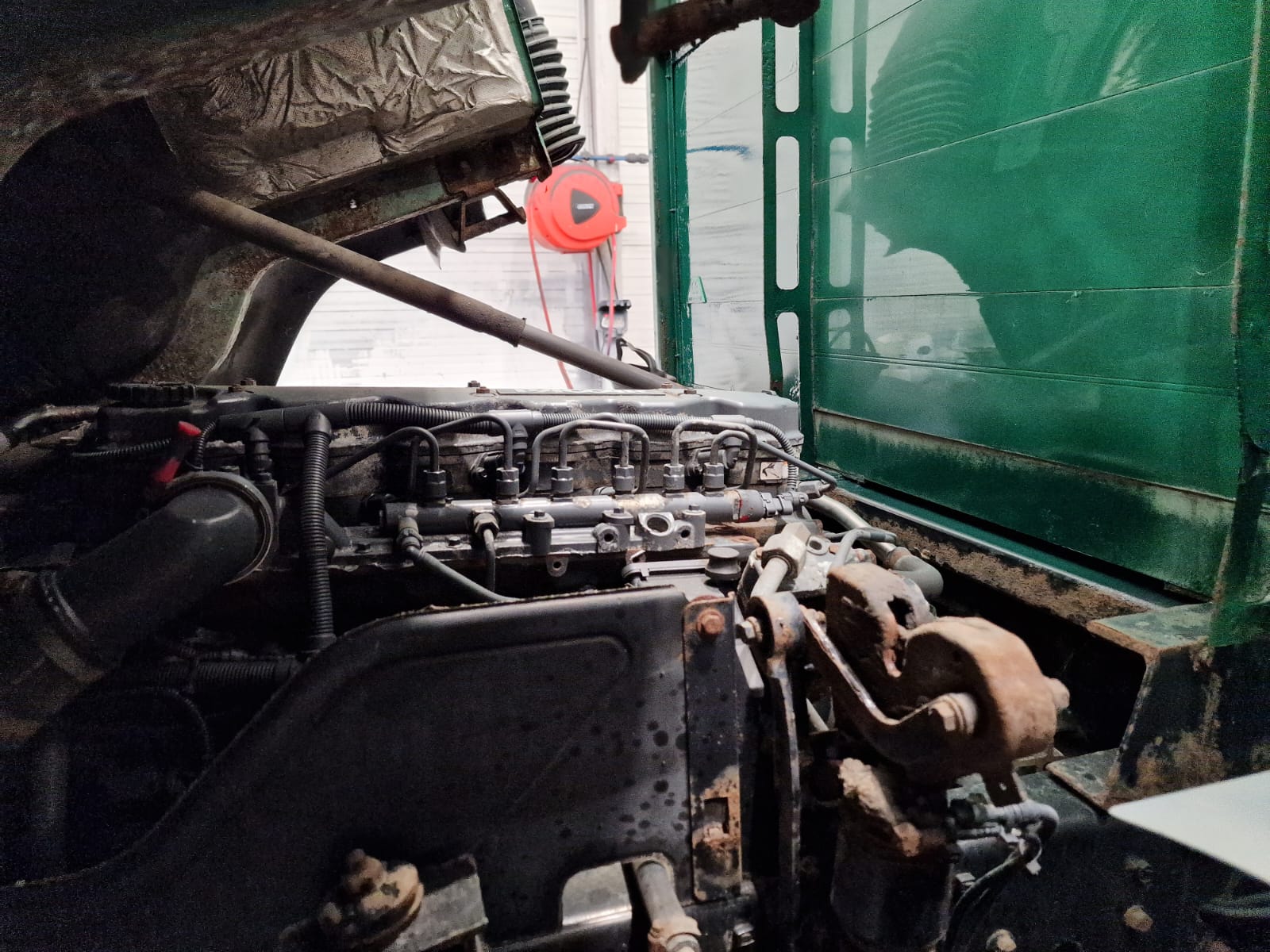 Daf LF55 220 Day Cab Dropside Crane