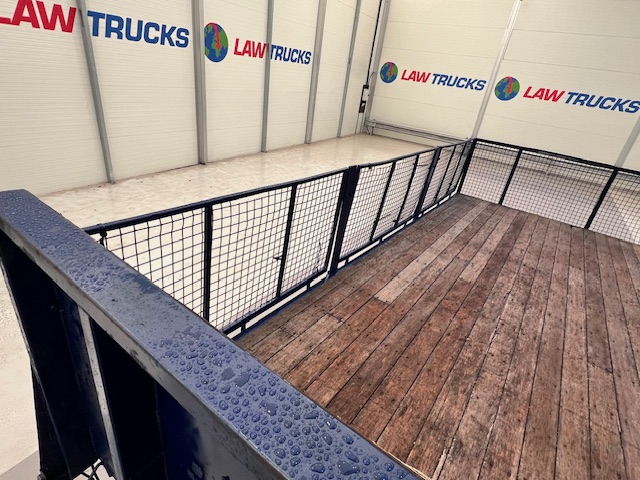 Wheelbase Tri Axle Flatbed Drawbar Trailer