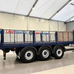 Wheelbase Tri Axle Flatbed Drawbar Trailer - thumbnail