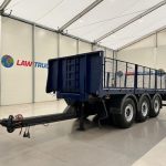 Wheelbase Tri Axle Flatbed Drawbar Trailer - thumbnail