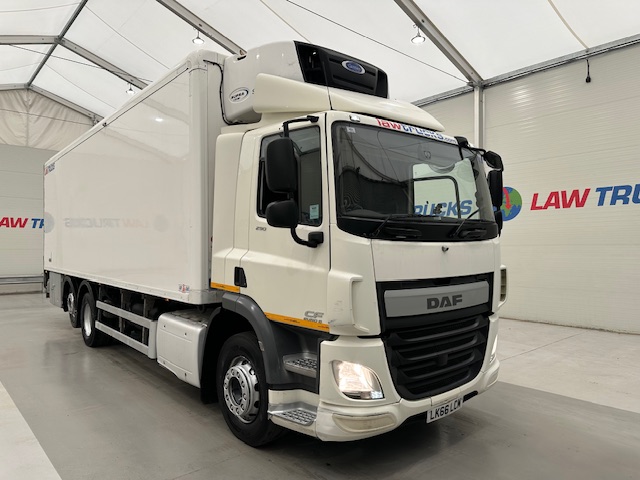 DAF CF 290 6×2 Rear Steer Fridge Box