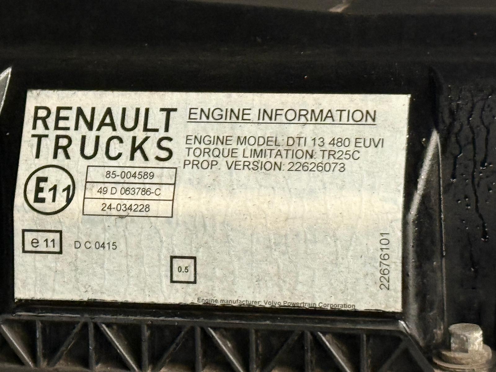 Renault T480 High 4×2 Tractor Unit