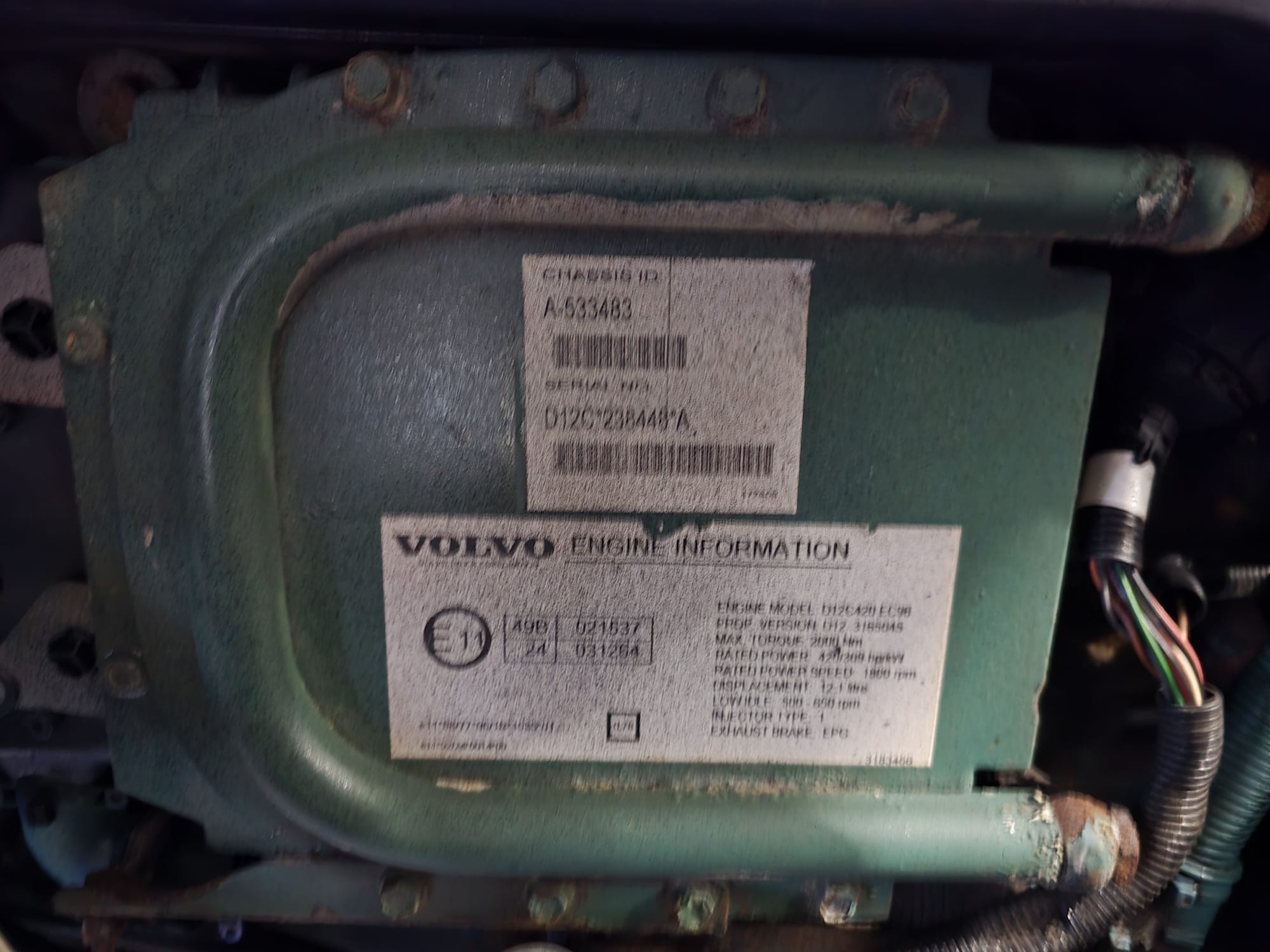 Volvo FM12 420 6×2 Midlift Tractor Unit Manual