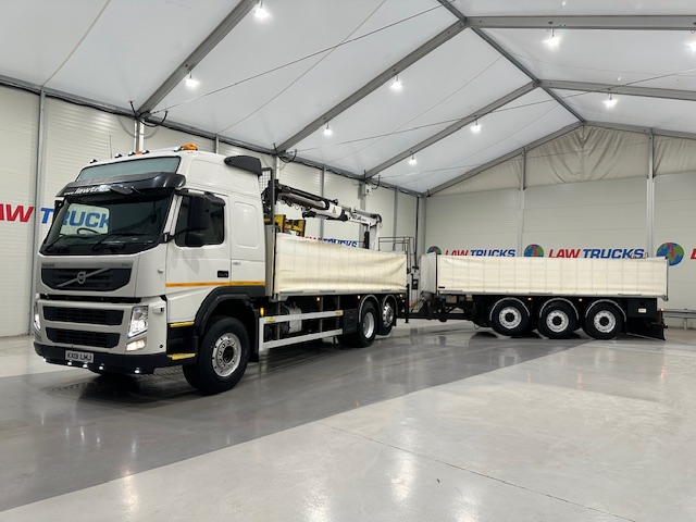 Volvo FM 450 Dropside Brick Grab Drawbar