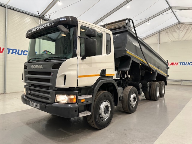 Scania P400 8×4 Rest Cab Steel Tipper