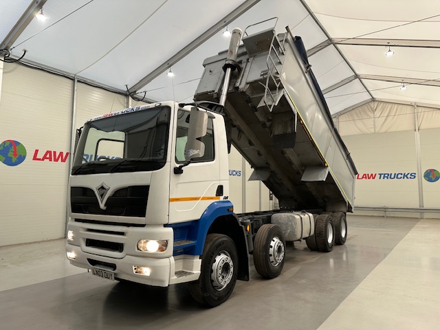 Foden Alpha 380 8×4 Day Cab Steel Tipper