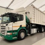 Scania P270 10 Tyre Day Cab Bulk Tipper with Crane - thumbnail