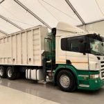 Scania P270 10 Tyre Day Cab Bulk Tipper with Crane - thumbnail