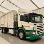 Scania P270 10 Tyre Day Cab Bulk Tipper with Crane - thumbnail