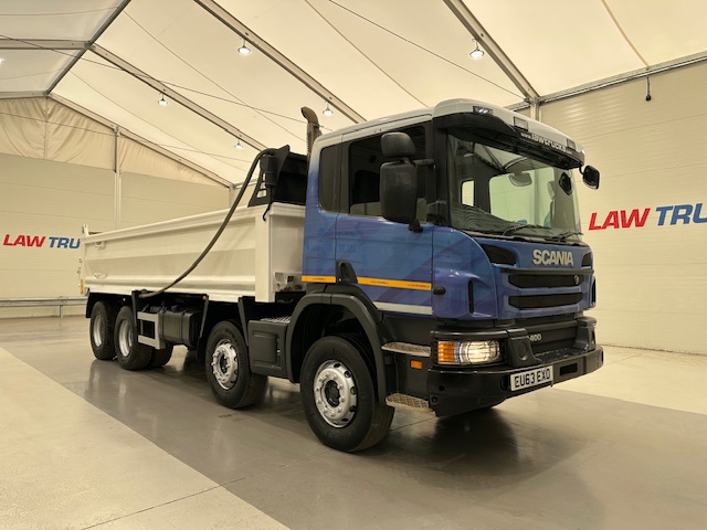Scania P400 8×4 Rest Cab Steel Tipper