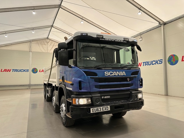 Scania P400 8×4 Rest Cab Steel Tipper