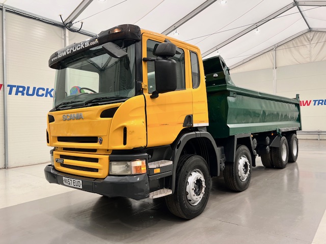 Scania P380 8×4 Day Cab Steel Tipper Manual