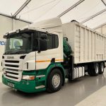 Scania P270 10 Tyre Day Cab Bulk Tipper with Crane - thumbnail