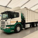 Scania P270 10 Tyre Day Cab Bulk Tipper with Crane - thumbnail
