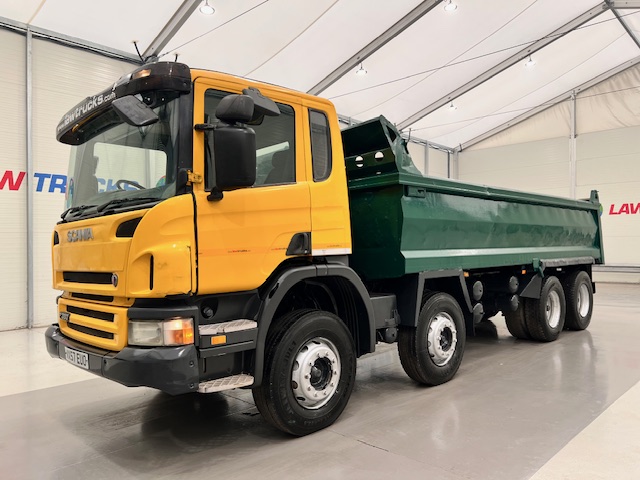 Scania P380 8×4 Day Cab Steel Tipper Manual