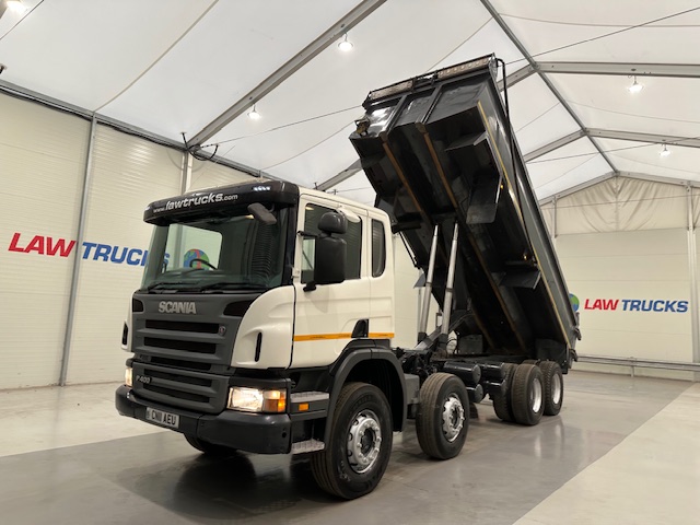 Scania P400 8×4 Rest Cab Steel Tipper
