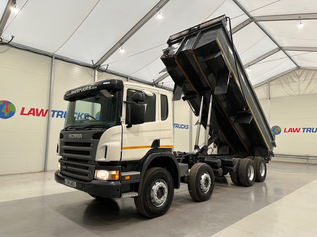 Scania P400 8×4 Rest Cab Steel Tipper