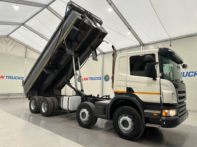 Scania P400 8×4 Rest Cab Steel Tipper