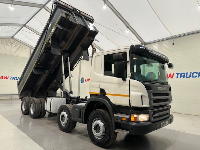 Scania P400 8×4 Rest Cab Steel Tipper