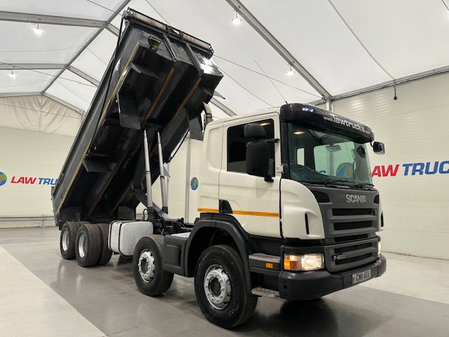 Scania P400 8×4 Rest Cab Steel Tipper