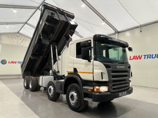 Scania P400 8×4 Rest Cab Steel Tipper
