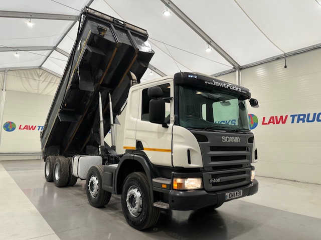 Scania P400 8×4 Rest Cab Steel Tipper