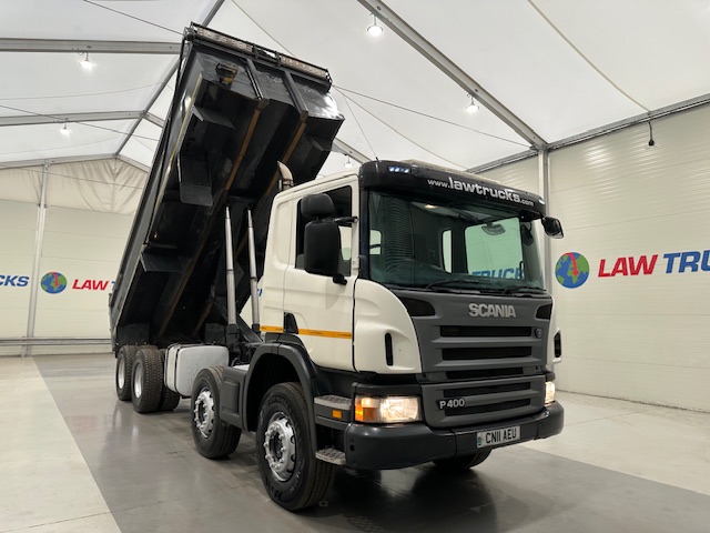 Scania P400 8×4 Rest Cab Steel Tipper