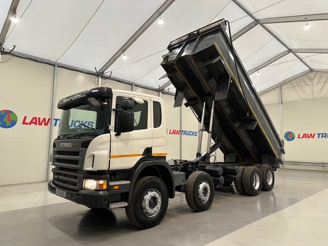 Scania P400 8×4 Rest Cab Steel Tipper