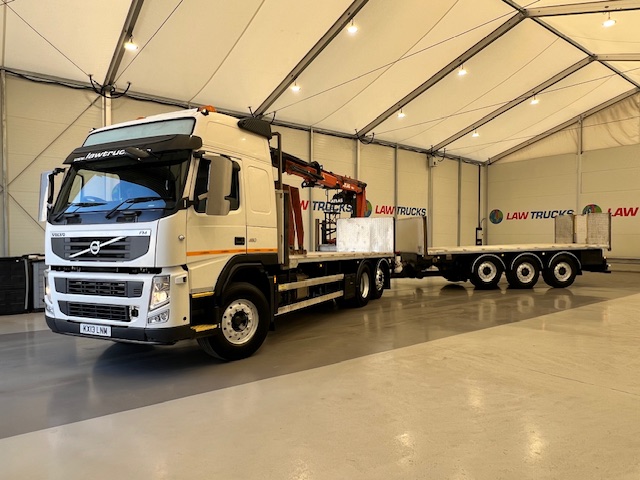 Volvo FM 450 Dropside Brick Grab Drawbar