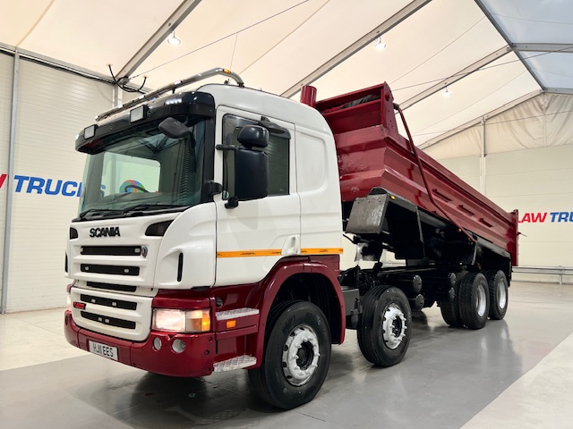 Scania P400 8×4 Sleeper Cab Steel Tipper