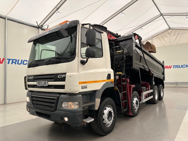 DAF CF85 410 8×4 Day Cab Steel Tipper Grab