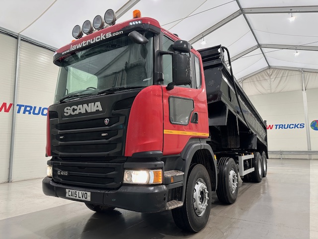 Scania G410 8×4 Sleeper Cab Steel Tipper