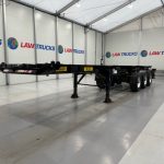 Dennison Tri Axle Sliding Skeletal Trailer BPW - thumbnail
