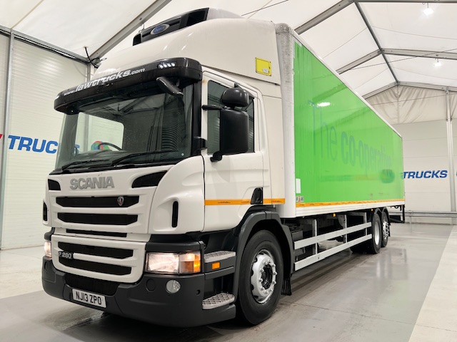Scania P280 6×2 Rear Lift Day Cab Fridge Box