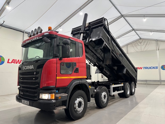 Scania G410 8×4 Sleeper Cab Steel Tipper