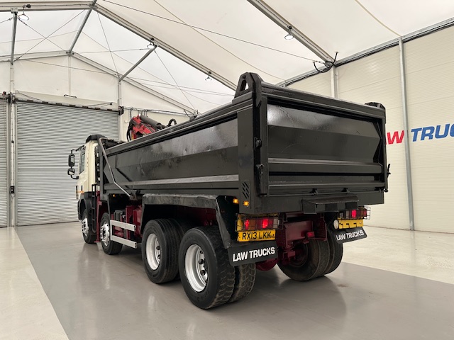 DAF CF85 410 8×4 Day Cab Steel Tipper Grab
