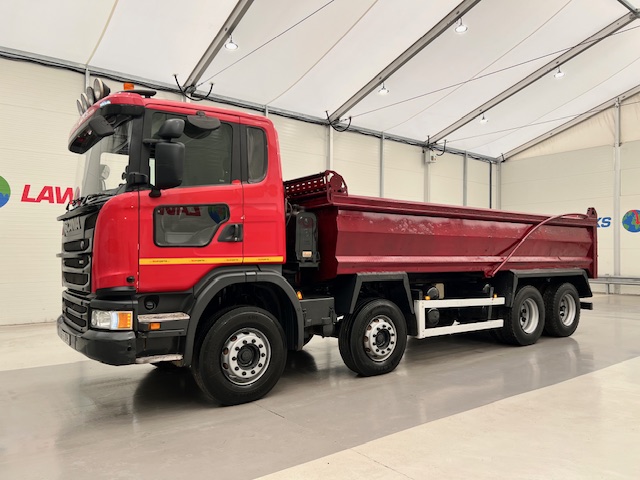Scania G410 8×4 Rest Cab Steel Tipper