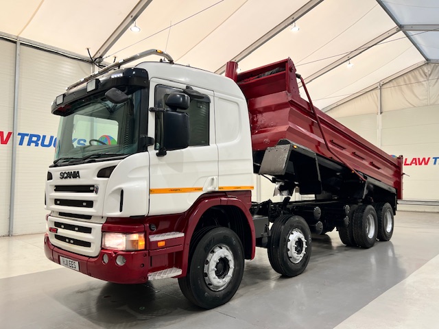 Scania P400 8×4 Sleeper Cab Steel Tipper