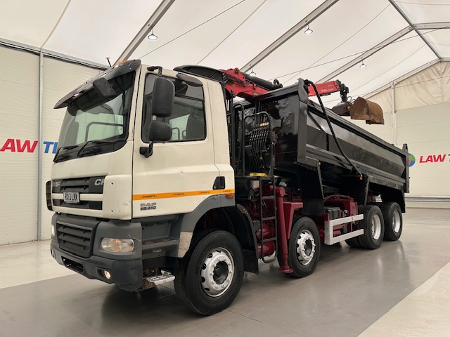 DAF CF85 410 8×4 Day Cab Steel Tipper Grab