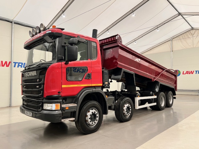 Scania G410 8×4 Rest Cab Steel Tipper