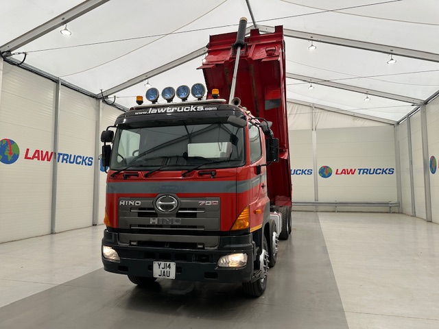Hino 3241 700 8×4 Sleeper Cab Steel Tipper