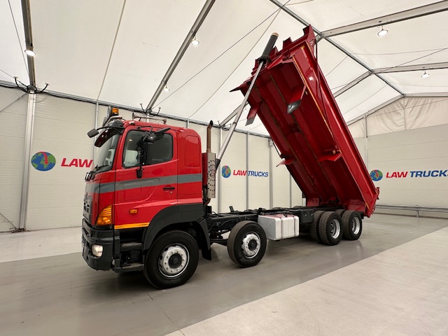 Hino 3241 700 8×4 Sleeper Cab Steel Tipper