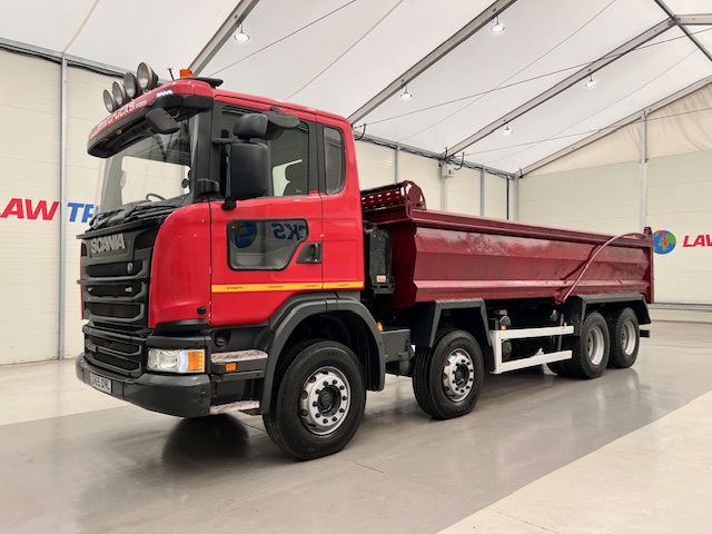 Scania G410 8×4 Rest Cab Steel Tipper