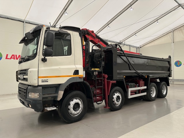 DAF CF85 410 8×4 Day Cab Steel Tipper Grab