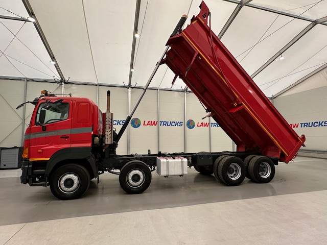 Hino 3241 700 8×4 Sleeper Cab Steel Tipper