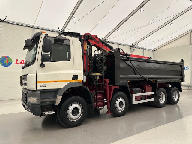 DAF CF85 410 8×4 Day Cab Steel Tipper Grab