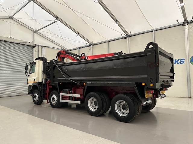DAF CF85 410 8×4 Day Cab Steel Tipper Grab