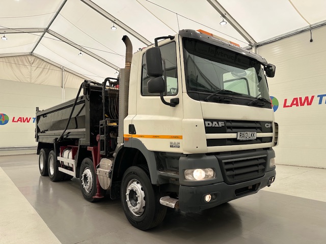 DAF CF85 410 8×4 Day Cab Steel Tipper Grab